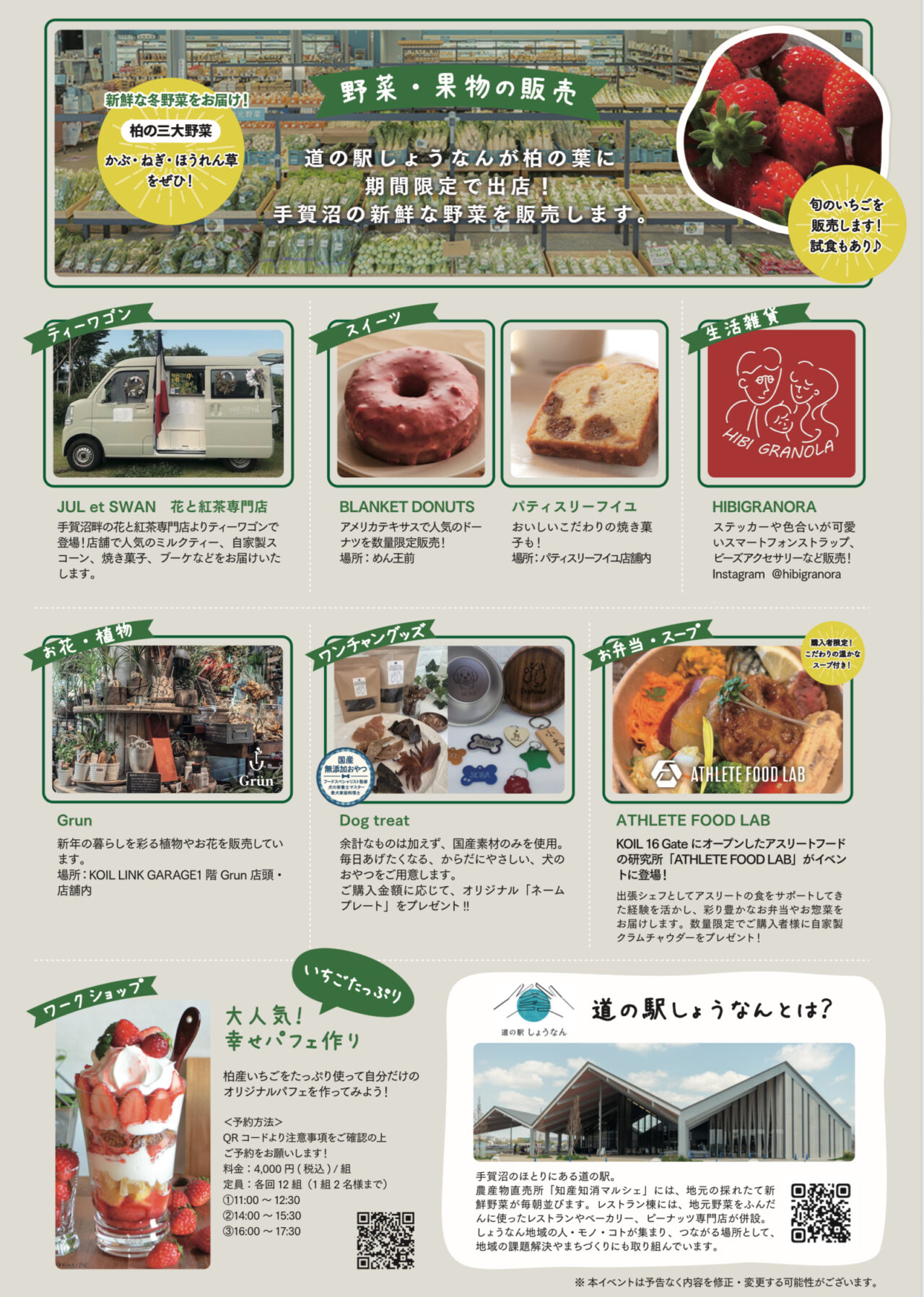 1月25日は柏の葉が熱い