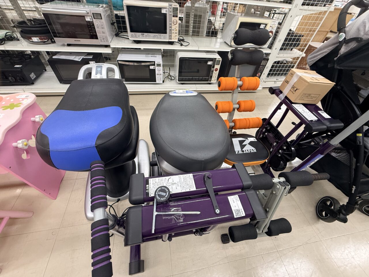 ジモティースポット柏豊四季店のトレーニングマシン