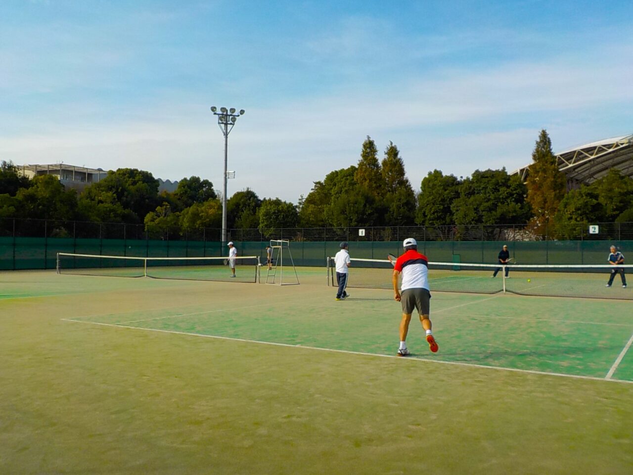 柏の葉公園テニス