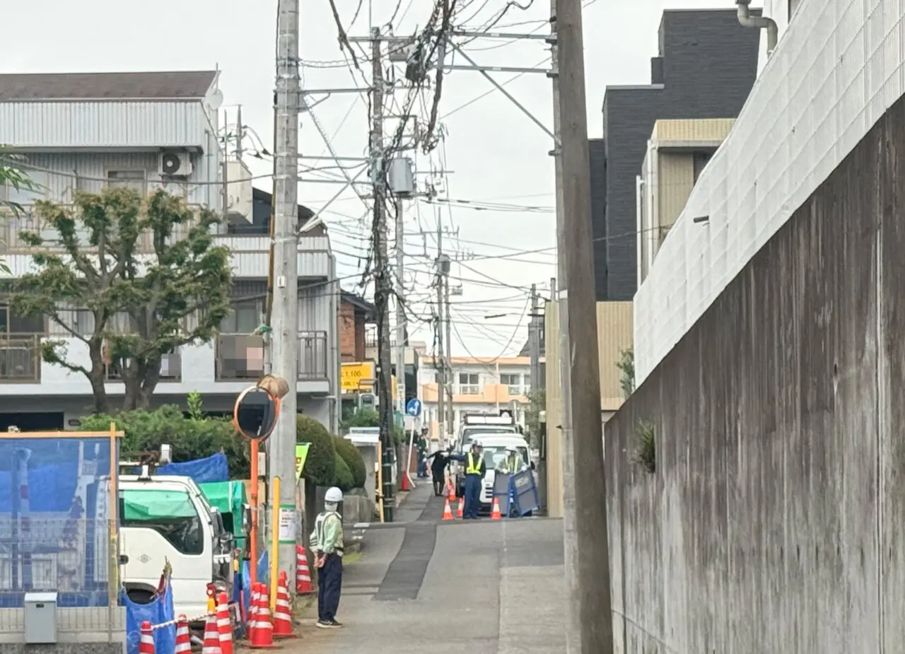 明原1丁目工事中