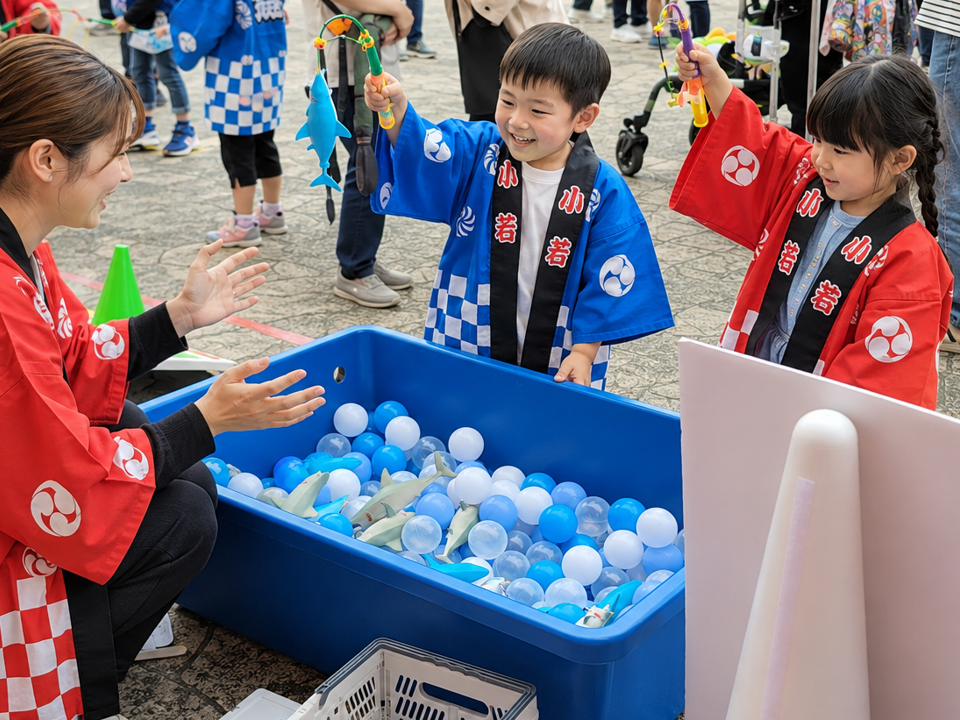 子どもたちの縁日体験