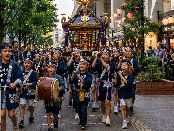 柏の葉神輿