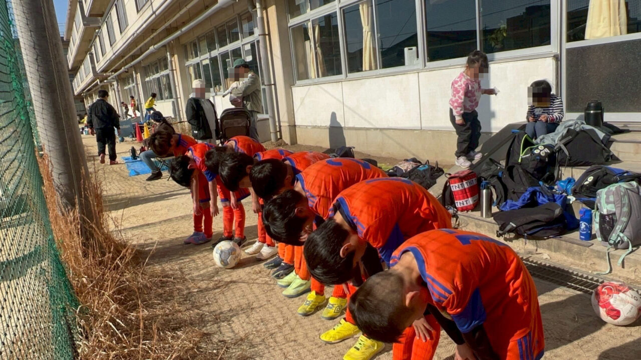 中原サッカークラブの子どもたち