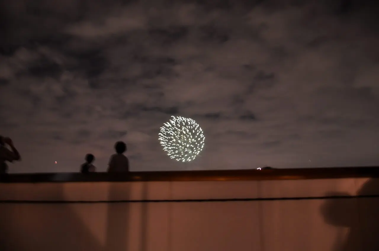 屋上花火