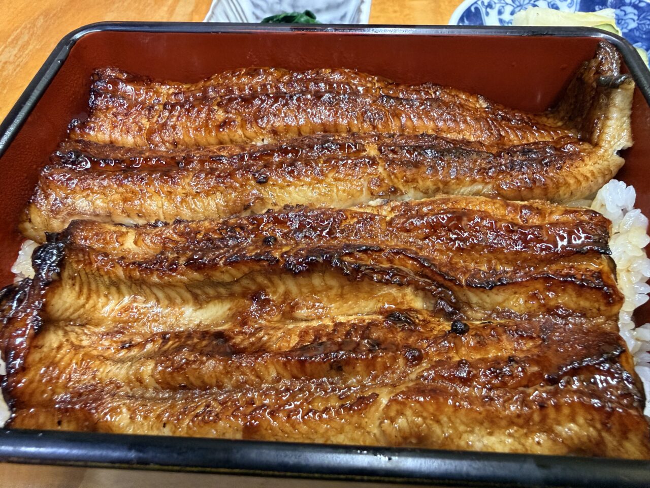 うなぎ蒲焼しんきょうのうな重大のドアップ