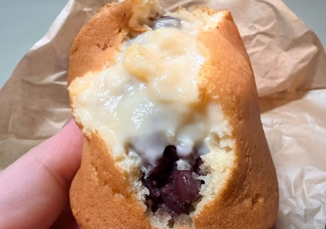 冷製自家製つぶあんとトロピカルパイン