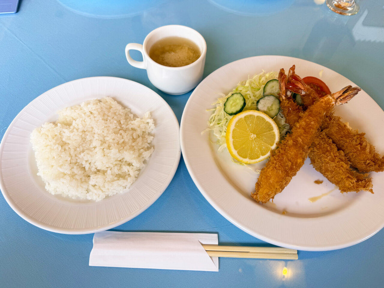 海老フライ定食