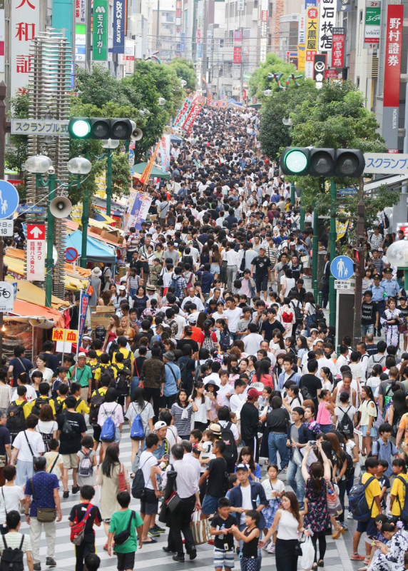 近年の柏まつり東口