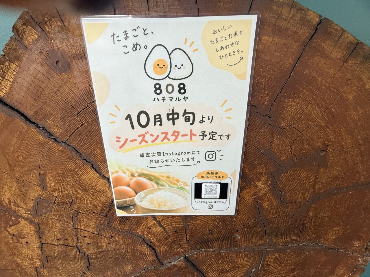 たまごと、こめ